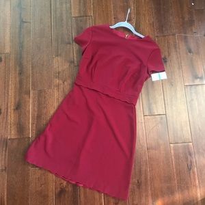 Maroon Semi Formal Cocktail Dress
